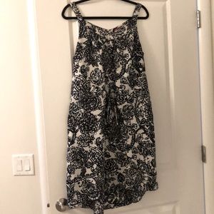Merona Black and White Floral Dress